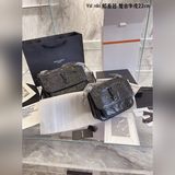 Полный комплект упаковки, оригинальная кожаная сумка Saint Laurent с клапаном, р