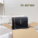 Беспошлинный магазин, складная подарочная коробка, сумка YSL UPTOWN с цепочкой в