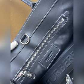 Открытая сумка B из хлопчатобумажной ткани кожи с отстрочкой, укр