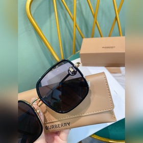 Burberry Большие солнцезащитные очки TB с новым логотипом Можно с