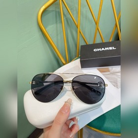 Chane＊ Модель CH4182 Солнцезащитные очки в форме лягушки. Пилотс