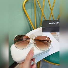 Chane＊ Модель CH4182 Солнцезащитные очки в форме лягушки. Пилотс