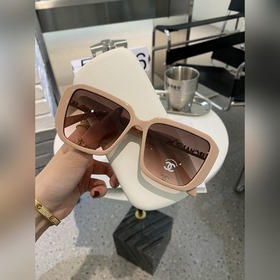CHANEL Плиточные многоугольные солнцезащитные очки CH 6286 Розовы