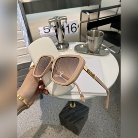 CHANEL Плиточные многоугольные солнцезащитные очки CH 6286 Розовы
