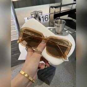 CHANEL Плиточные многоугольные солнцезащитные очки CH 6286 Караме