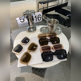 CHANEL Плиточные многоугольные солнцезащитные очки CH 6286 Караме
