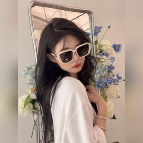 CHANEL Полигональные солнцезащитные очки из пластика CH 6286 Моло