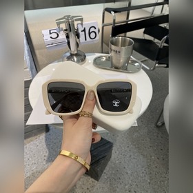CHANEL Плиточные многоугольные солнцезащитные очки. Изысканные же