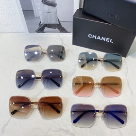 Chanel очки в стиле «мамаша» с цепочкой CH7012 Размер： 63-15-140