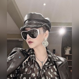 Белые оправы Chanel с полными углами, в стиле средневековой Европ