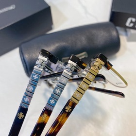 CHROME HEARTS Модель： GENTLE Размер： 52, 17-145, титан