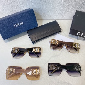 Dior paeng большие очки в стиле «ветер» Особенности： кристаллы Sw