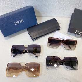 Dior paeng большие очки в стиле «ветер» Особенности： кристаллы Sw