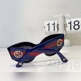 Круглые, оригинальные, высококачественные Gucci 0276, черные с зе