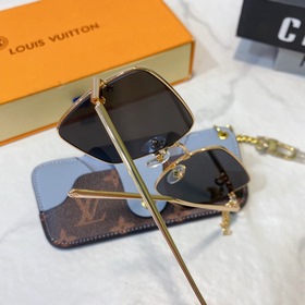 Квадратные солнцезащитные очки LOUI VUITTON для женщин с цветочны