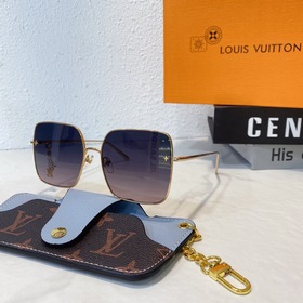 Квадратные солнцезащитные очки LOUI VUITTON для женщин с цветочны
