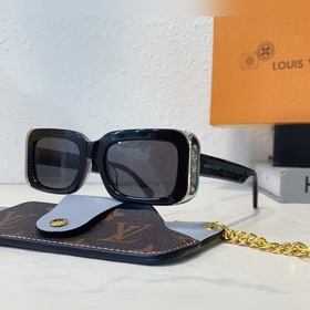 Солнцезащитные очки Louis Vuitton с цепочкой, легкая опрама с тон