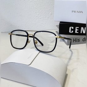 Очки Prada VPR 58S с металлической оправой и пластиковыми вставка