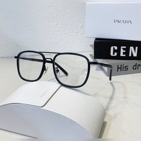 Очки Prada VPR 58S с металлической оправой и пластиковыми вставка