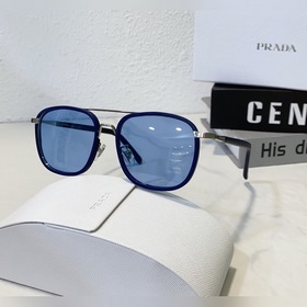 Очки Prada VPR 58S с металлической оправой и пластиковыми вставка