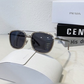 Очки Prada VPR 58S с металлической оправой и пластиковыми вставка