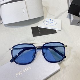 Очки Prada VPR 58S с металлической оправой и пластиковыми вставка