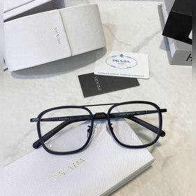 Очки Prada VPR 58S с металлической оправой и пластиковыми вставка