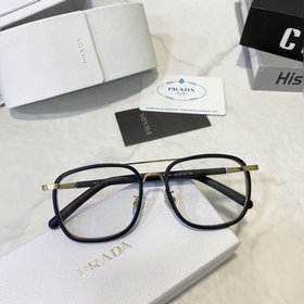 Очки Prada VPR 58S с металлической оправой и пластиковыми вставка