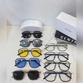 Очки Prada VPR 58S с металлической оправой и пластиковыми вставка