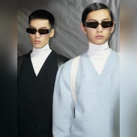 PRADA Пrada последние модели очков форме кошачьего глаза